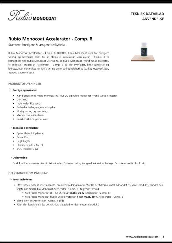 TDS Accelerator Comp B - DK
