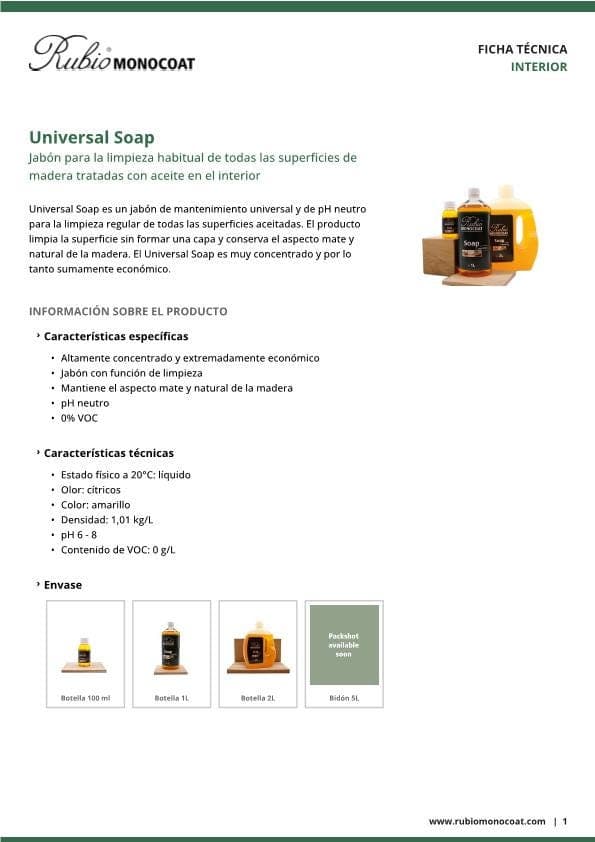 TDS Universal Soap - ES