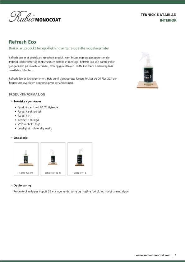 TDS Refresh Eco - NO