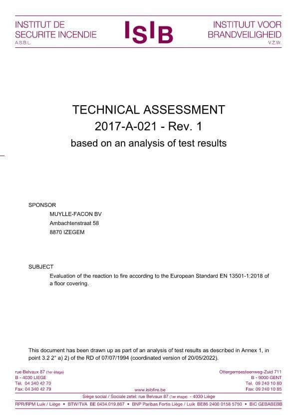 Fire Retardancy - FR Oil System - 2022