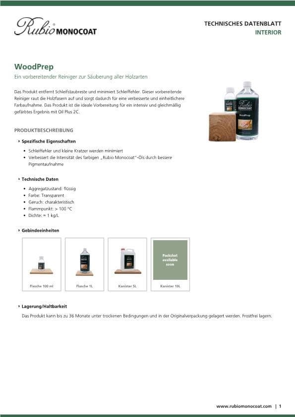 TDS WoodPrep - DE