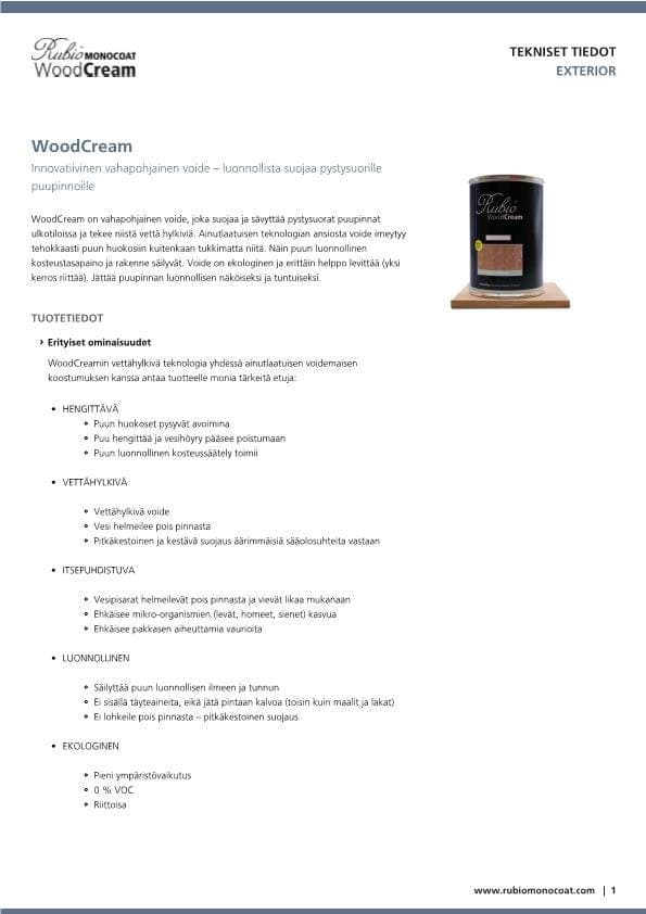 TDS WoodCream - FI