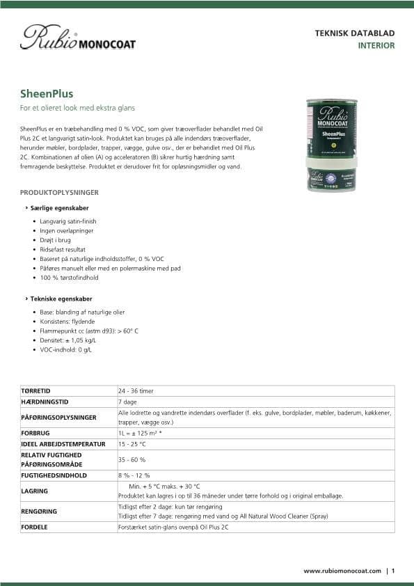 TDS SheenPlus - DK