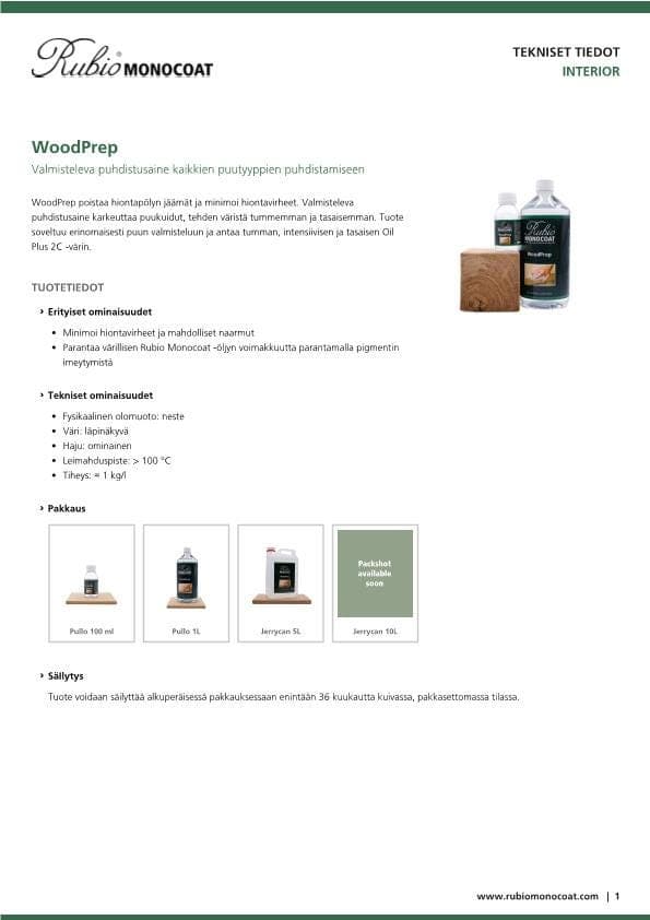 TDS WoodPrep - FI
