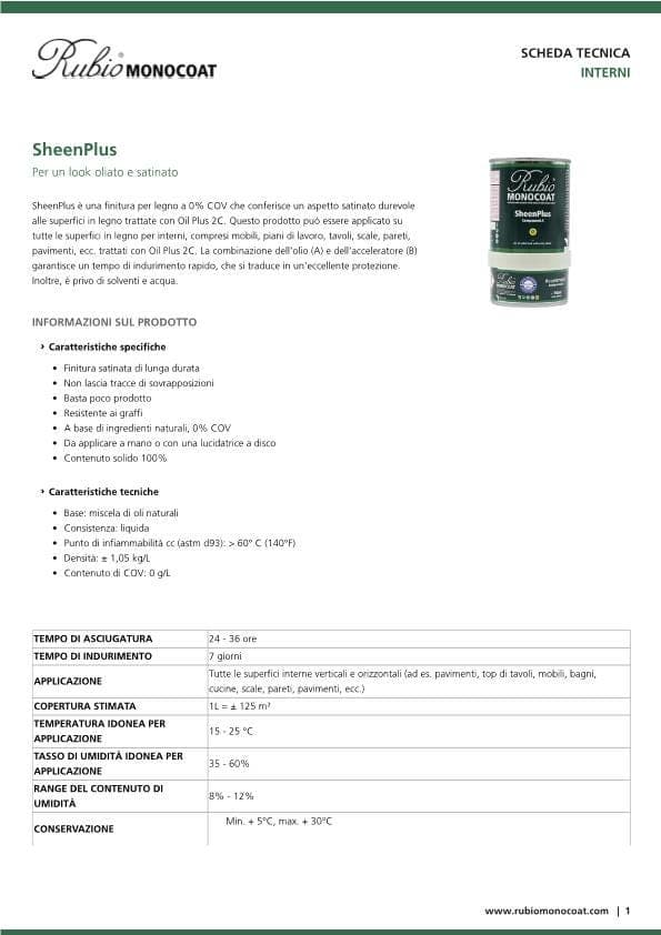 TDS SheenPlus - IT