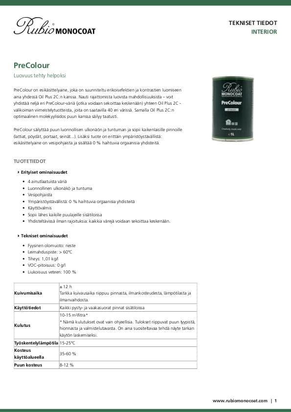 TDS PreColour - FI