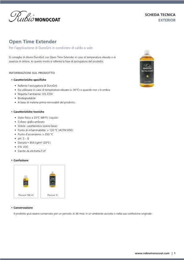 TDS Open Time Extender - IT