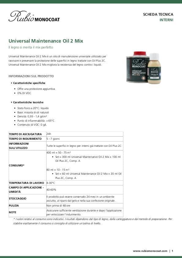 TDS Universal Maintenance Oil 2 Mix - IT