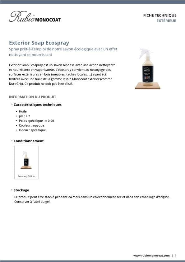 TDS Exterior Soap Ecospray - FR